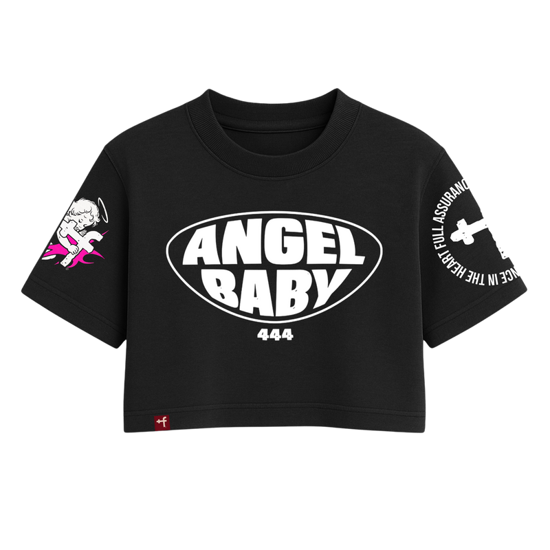 Angel Baby One Size Crop Tee