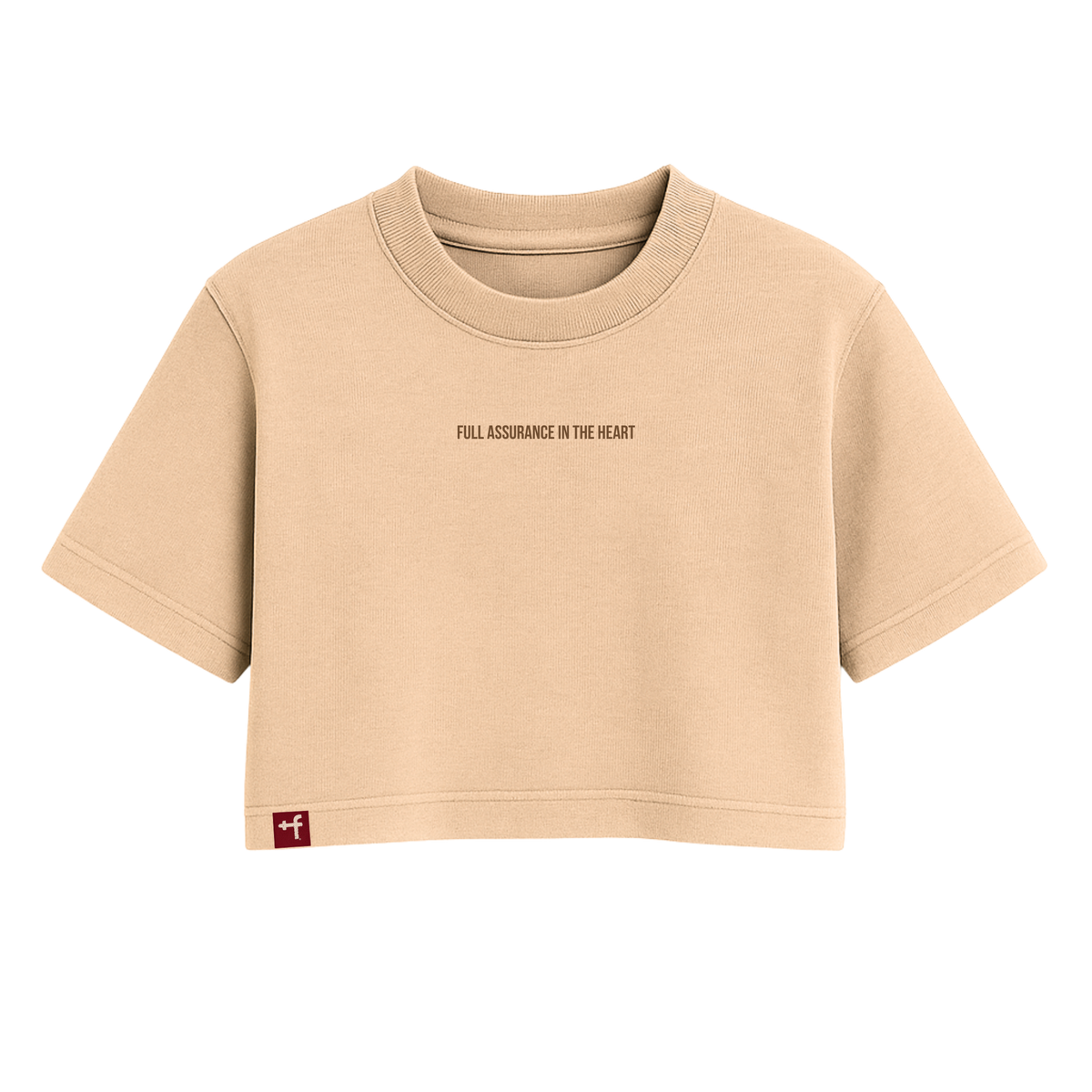 Faith One Size Crop Tee