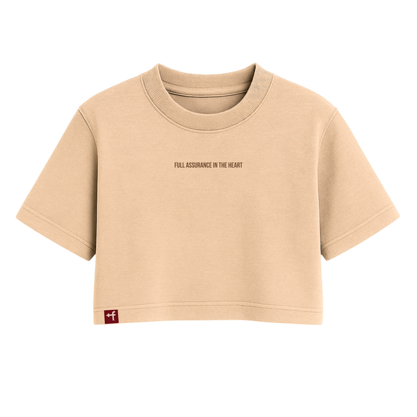 Faith One Size Crop Tee