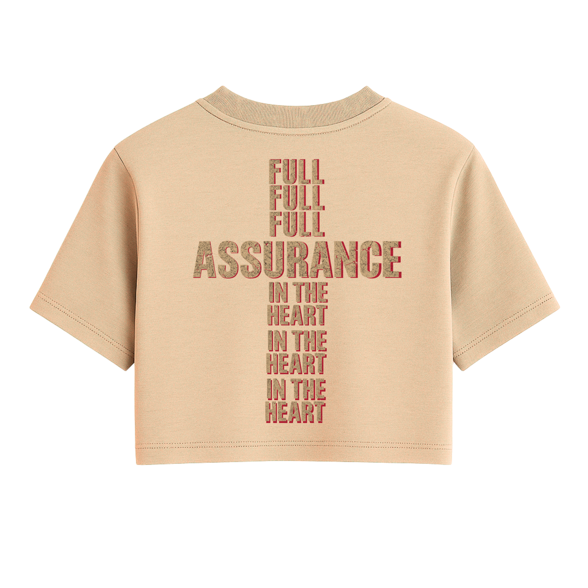 Faith One Size Crop Tee