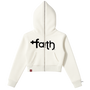 Faith Full Zip Cropped Hoodie