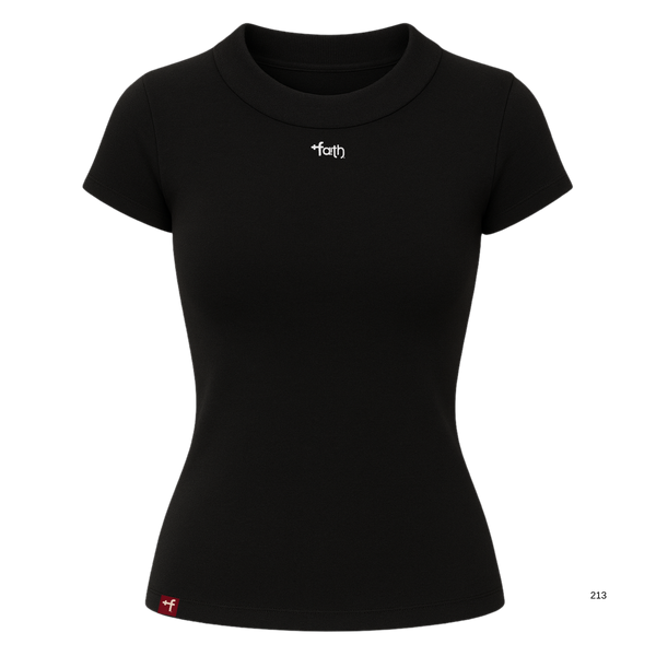 Faith - Women's Mock Neck Shirt