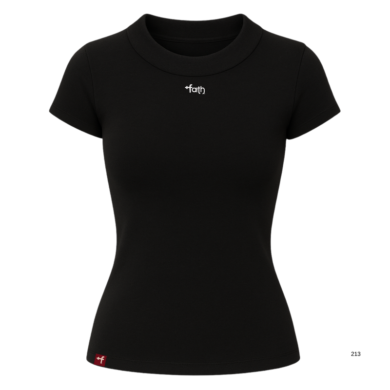 Faith - Women's Mock Neck Shirt
