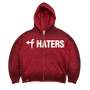 F Haters Red Dhalia Zip Hoodie