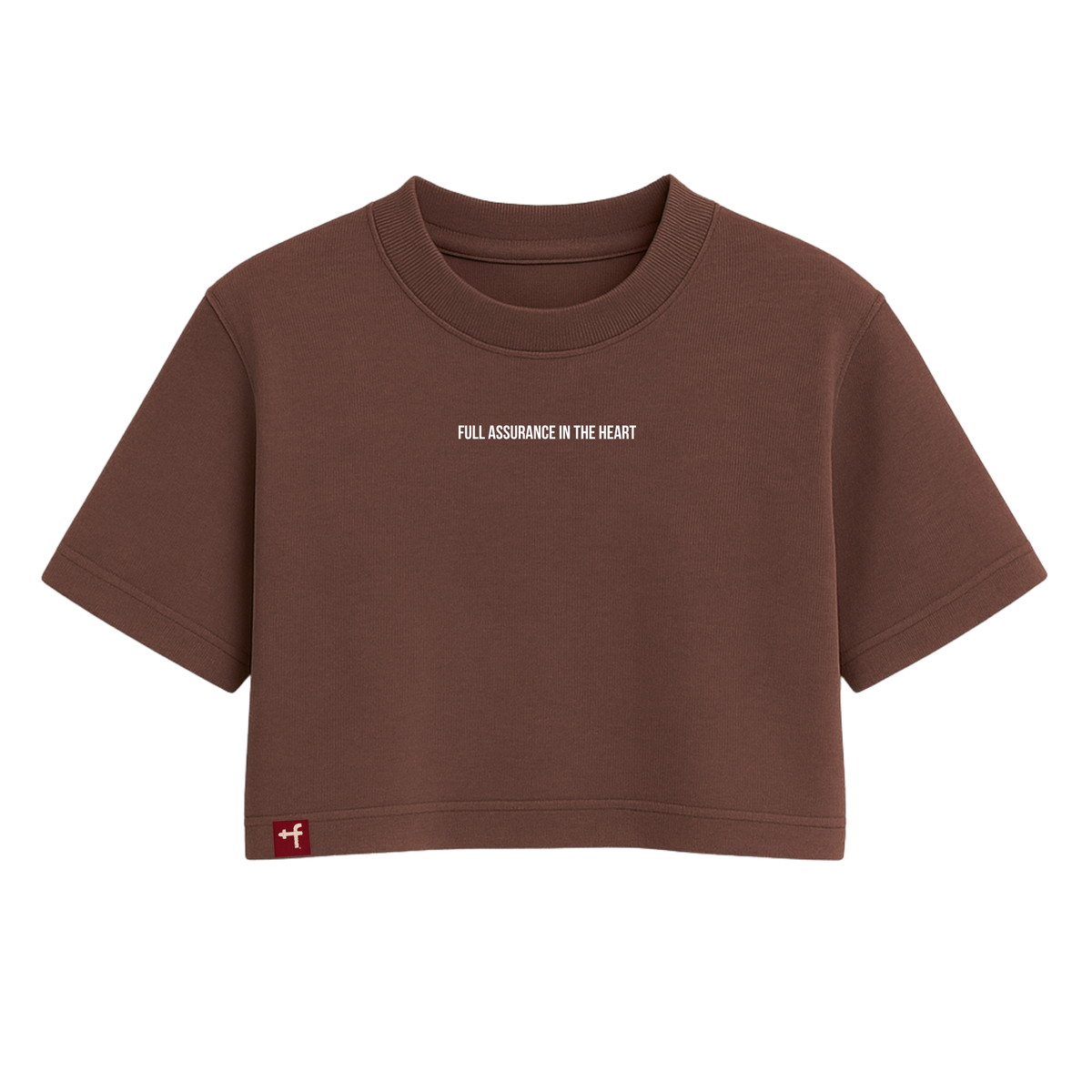 Faith One Size Crop Tee