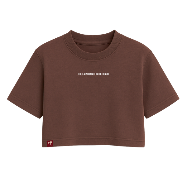 Faith One Size Crop Tee