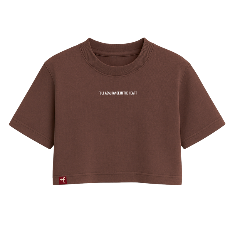 Faith One Size Crop Tee