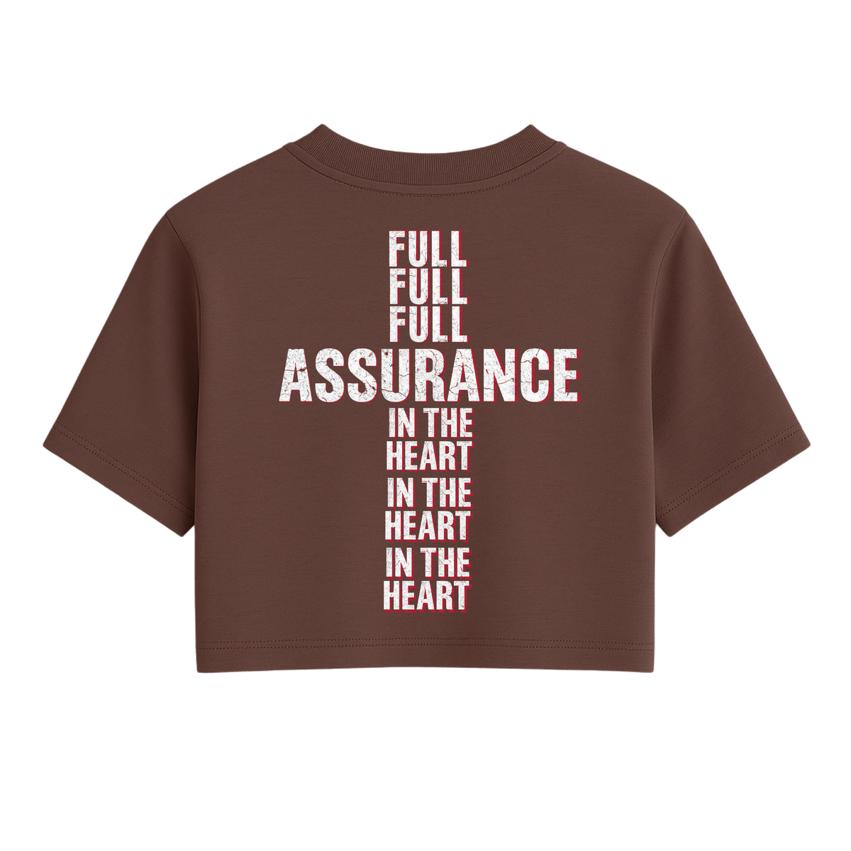 Faith One Size Crop Tee