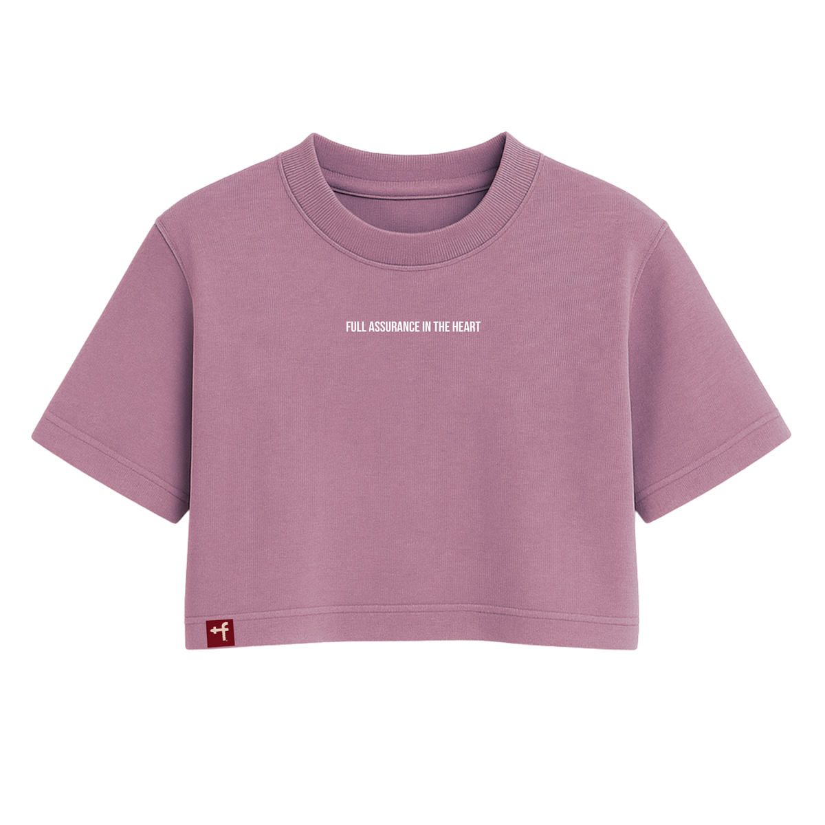 Faith One Size Crop Tee