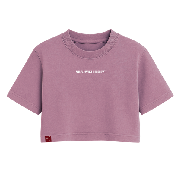 Faith One Size Crop Tee