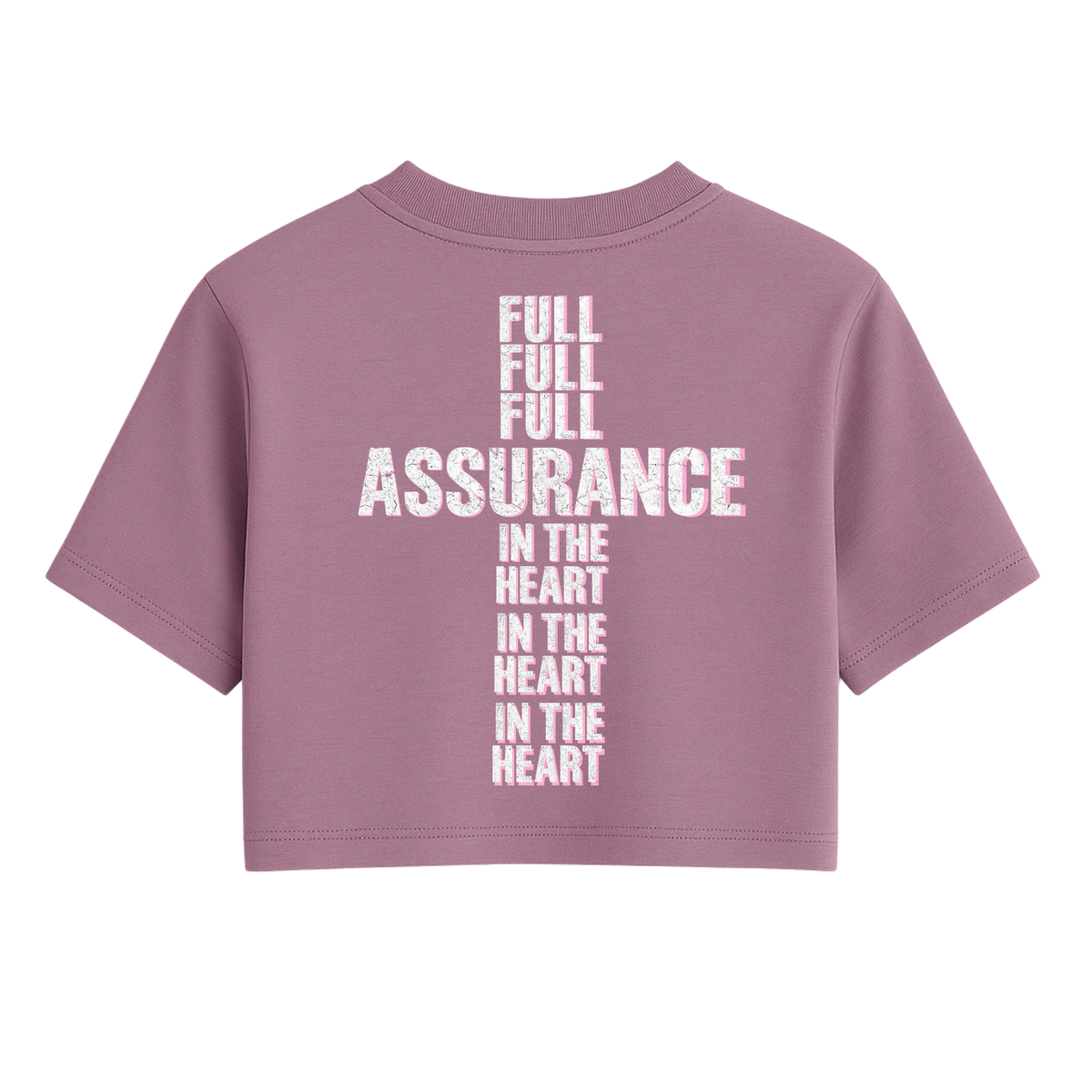 Faith One Size Crop Tee